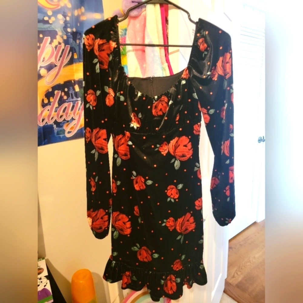 Velvet Rose Dress
